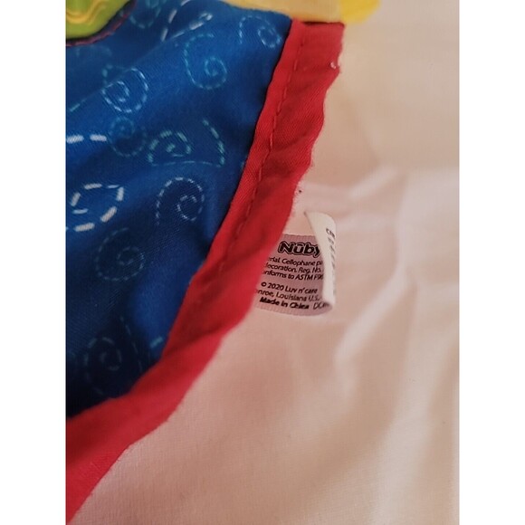 Lion Nuby Comfort Teether Teething Blanket Blankie 0m+ Squeaks BPA Free Lovey - Picture 16 of 16